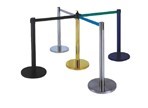 RAILING STAND S/S WITH FLEXIBLE ROPE 1.95M