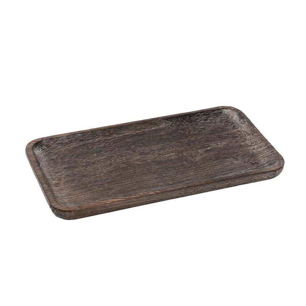 ESPIEL – WOODEN TRAY BROWN 42 x 24 CM 247133