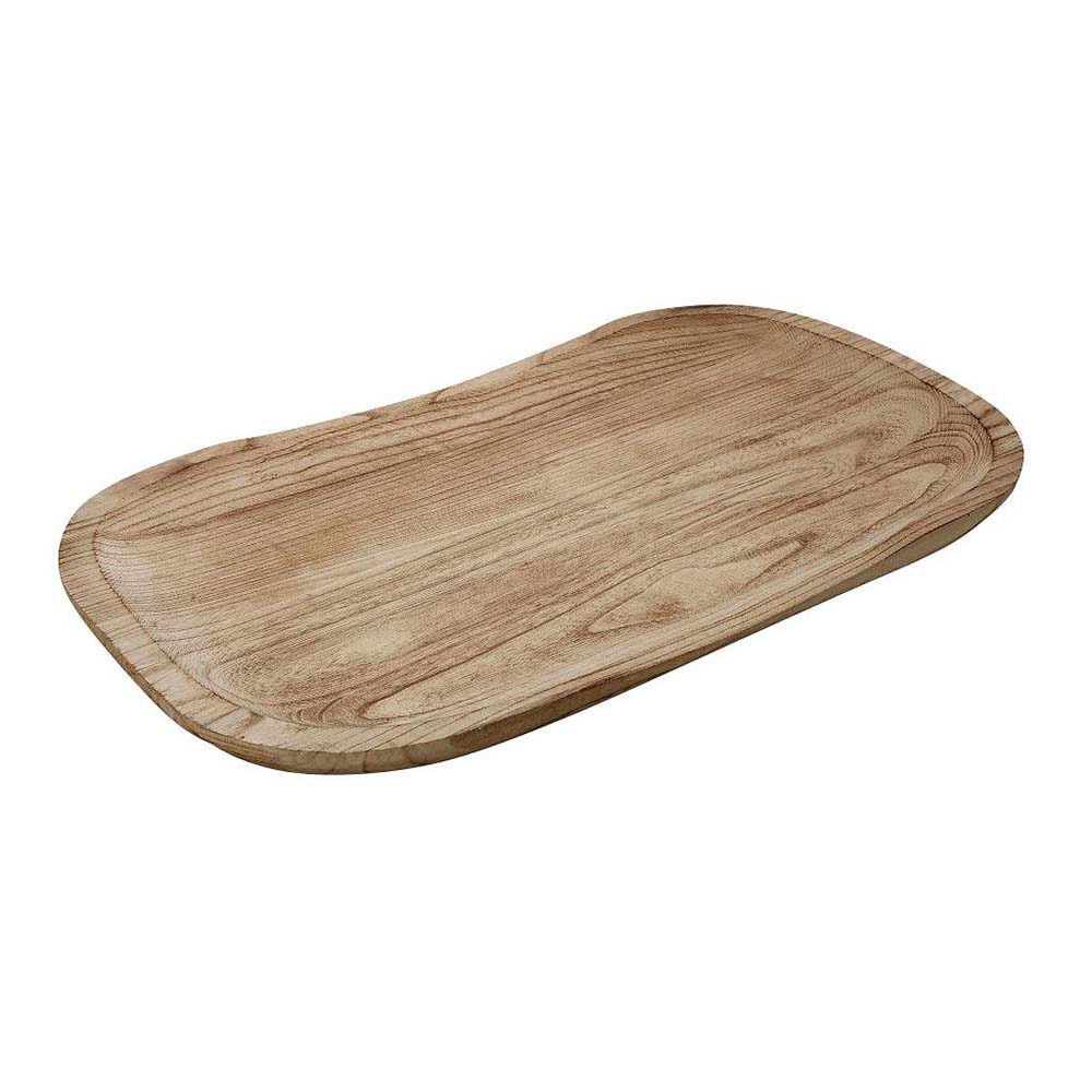 ESPIEL – WOODEN TRAY NATURAL 70 x 40 CM