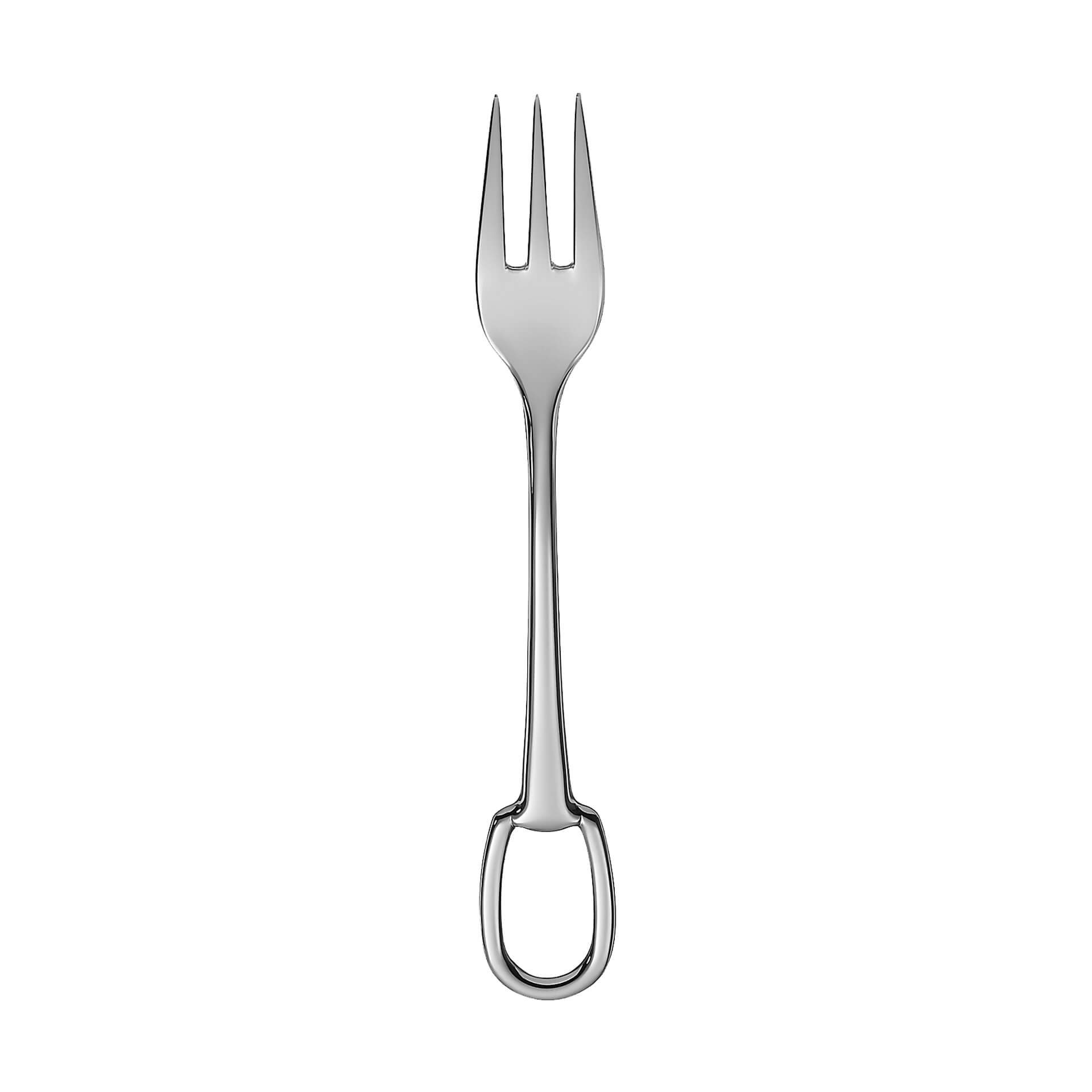 Attelage dinner fork steel Hermès