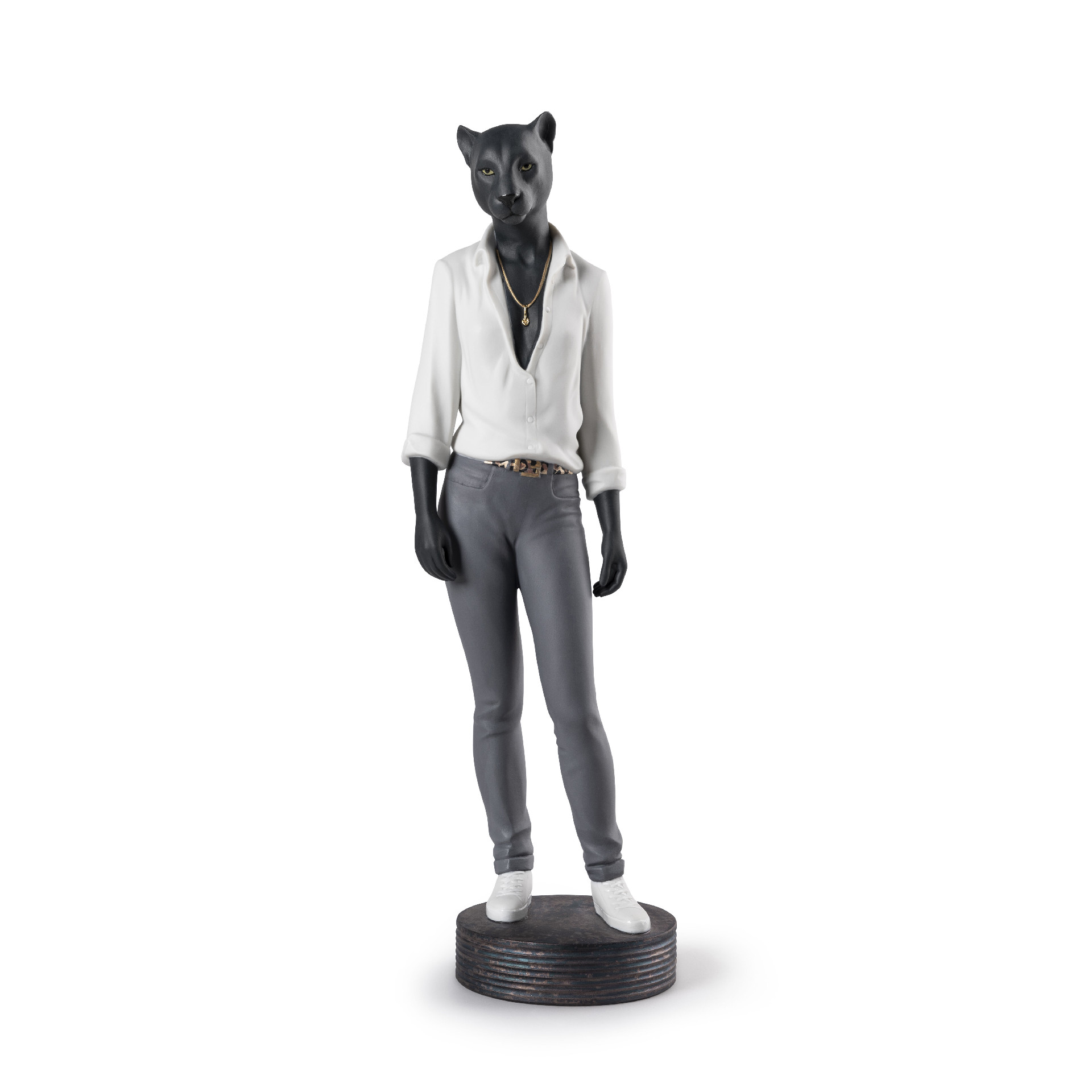 Panther Woman Figurine Lladró
