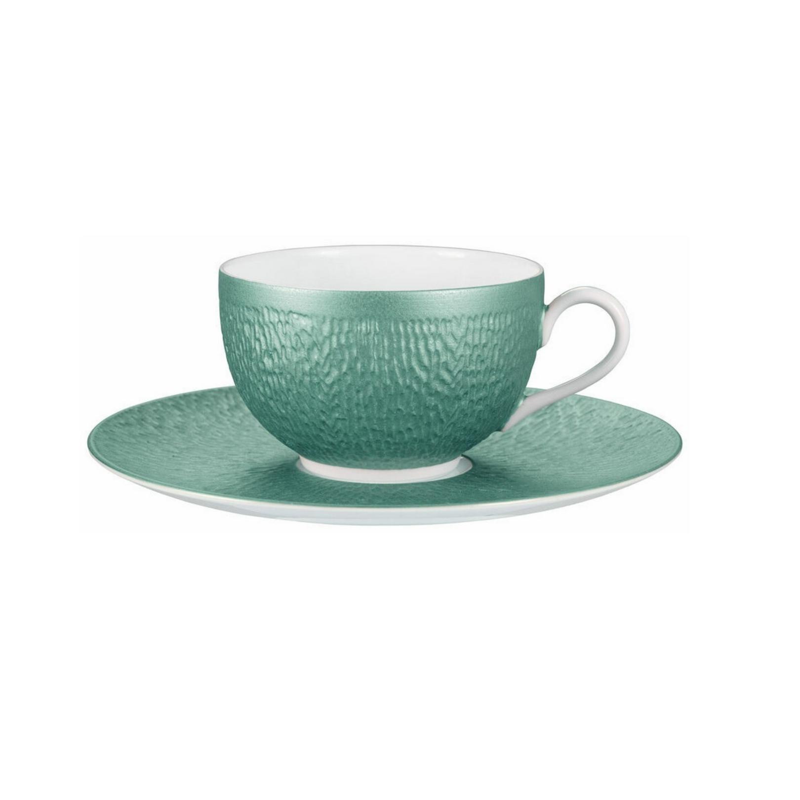 Turquoise Tea cup extra Minéral Irisé Raynaud
