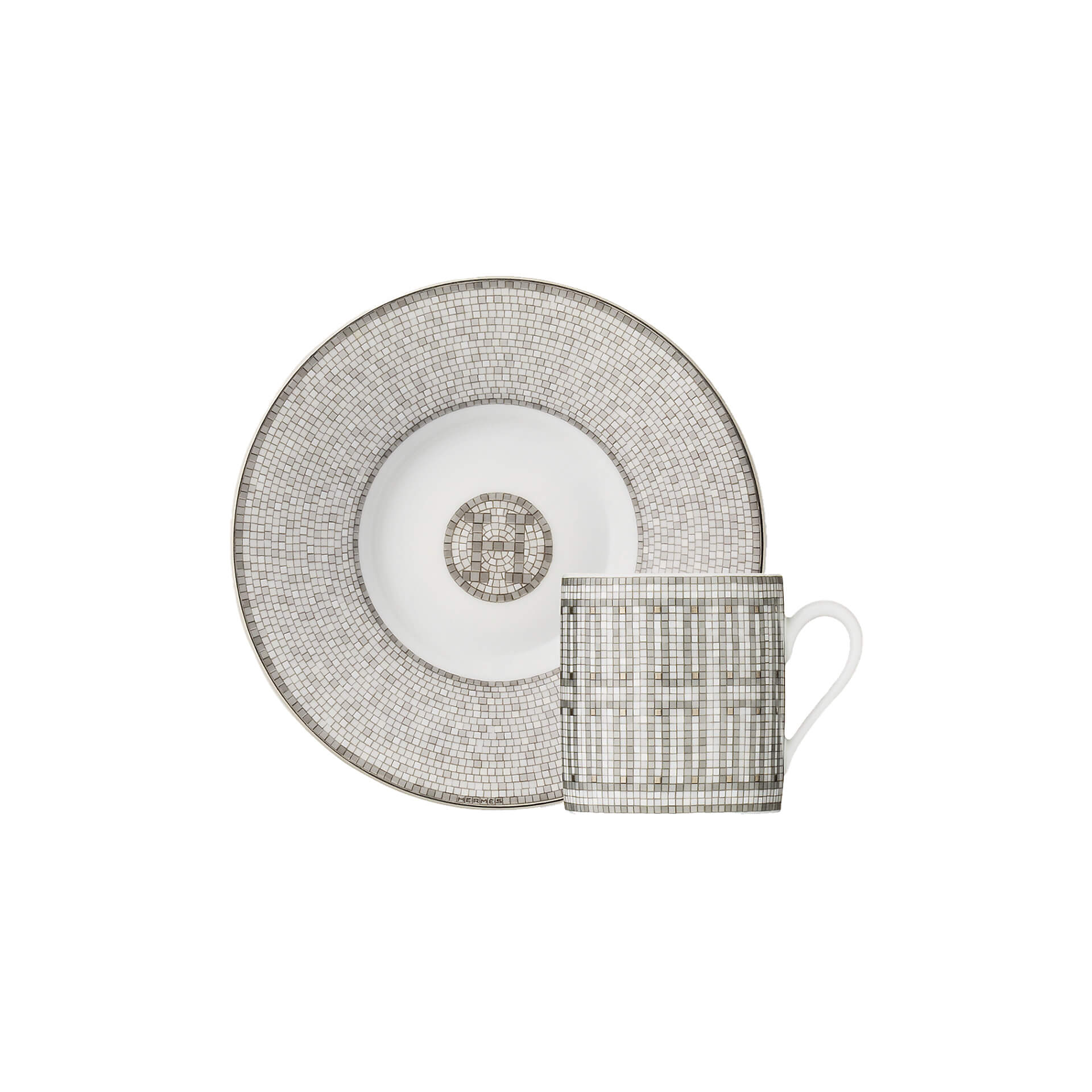 Hermes Classic Mosaique au 24 Platinum Bread & Butter Plate – MAISON de LUXE