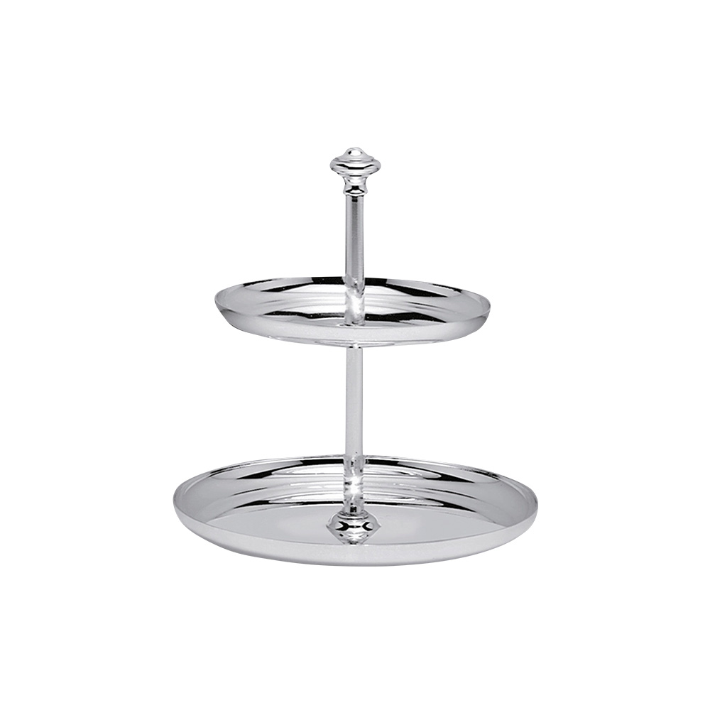 2-tier Silver-plated pastry stand Albi Christofle