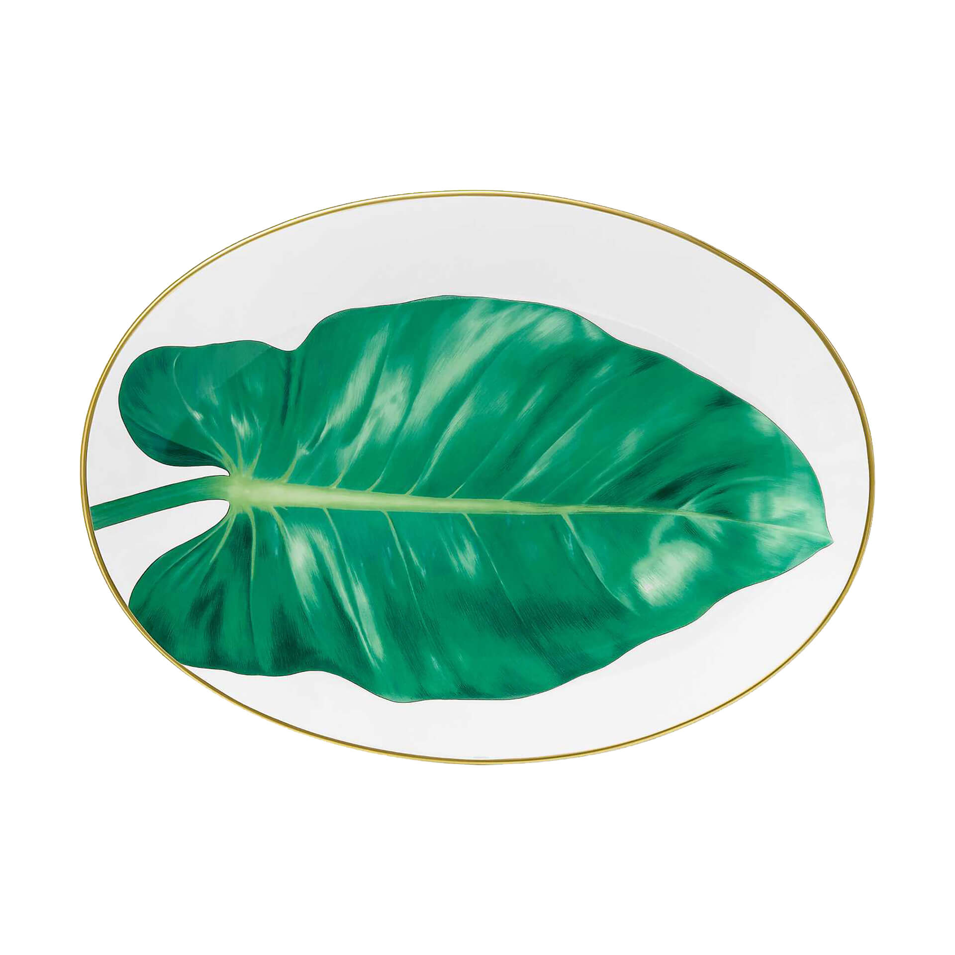 Passifolia oval platter Hermès