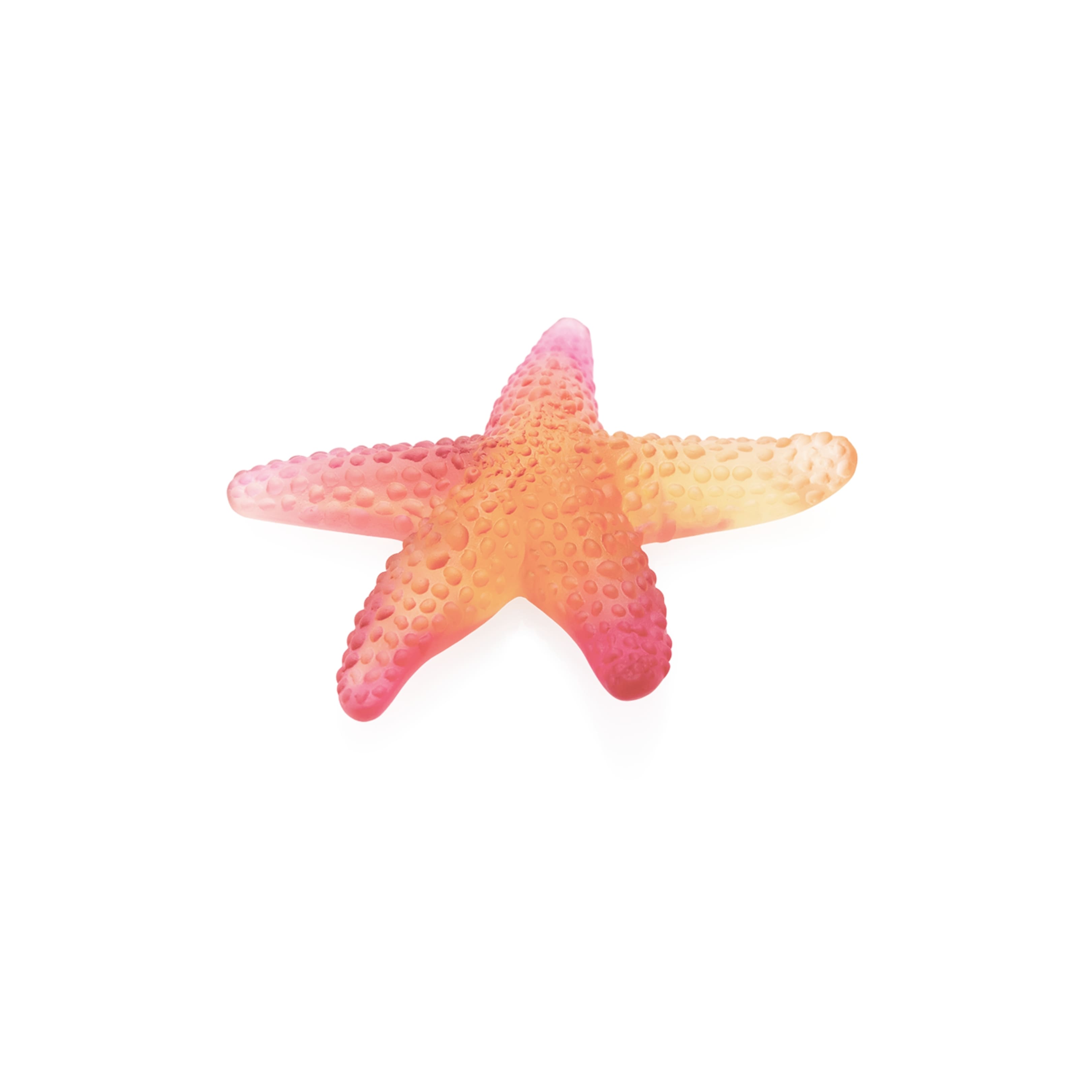 Mer De Corail Amber Red Starfish Daum