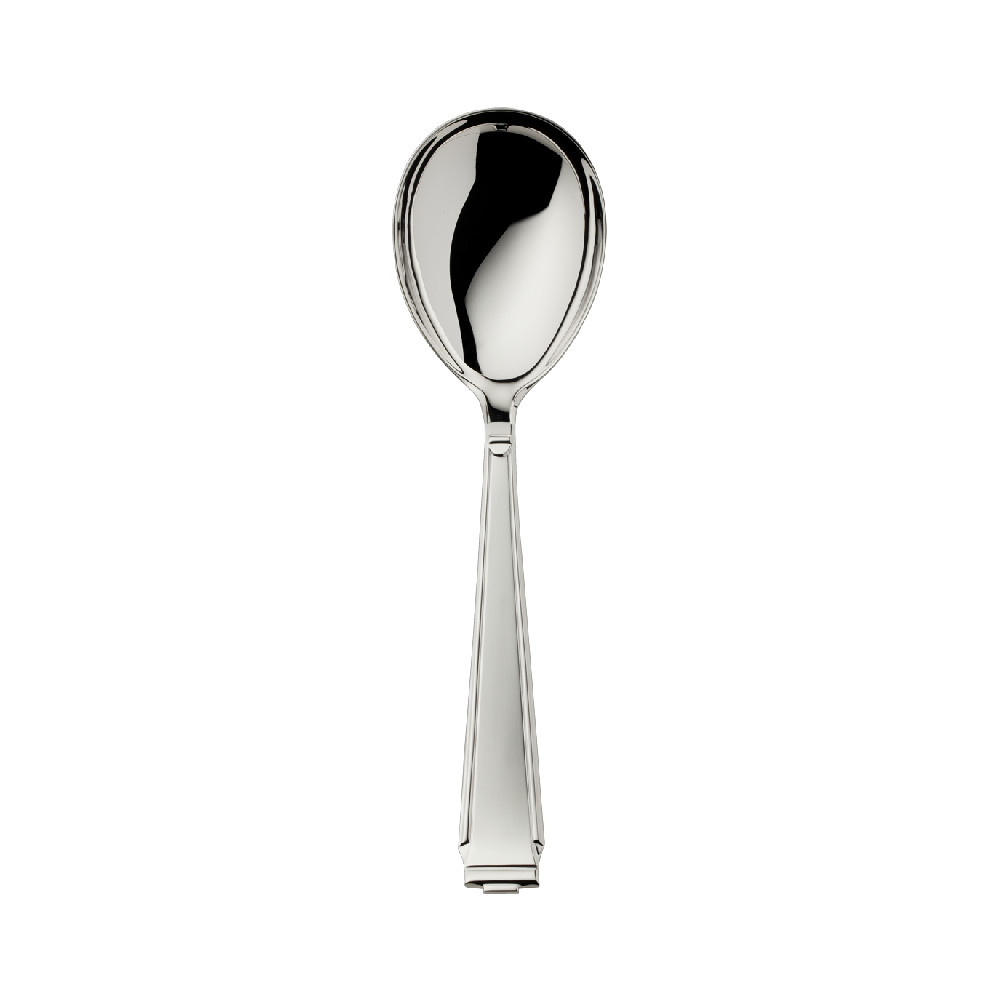 Compote salad serving spoon large 22.9 cm Art Deco Sterling