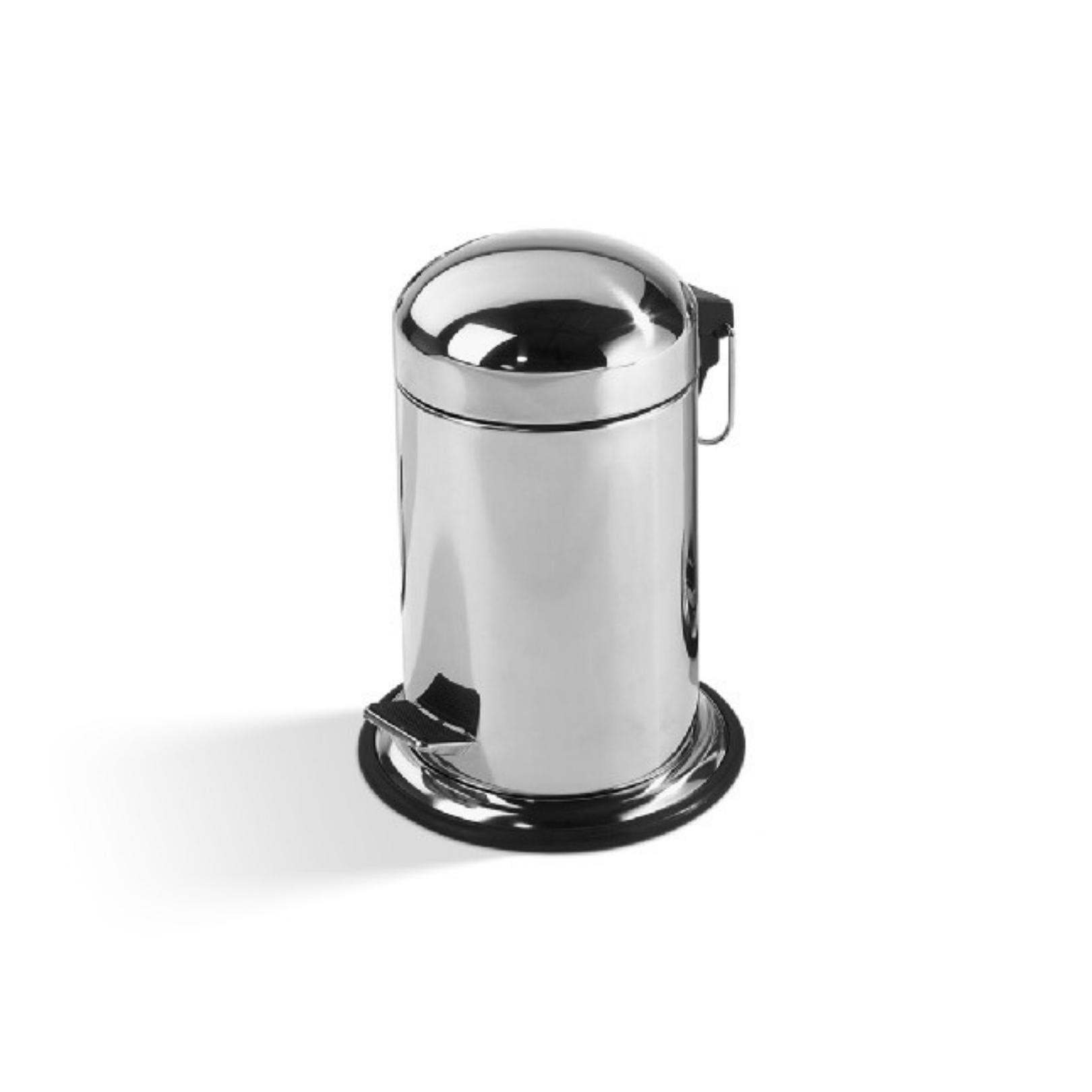 Pedal bin Stainless steel polished Te 30 Decor Walther