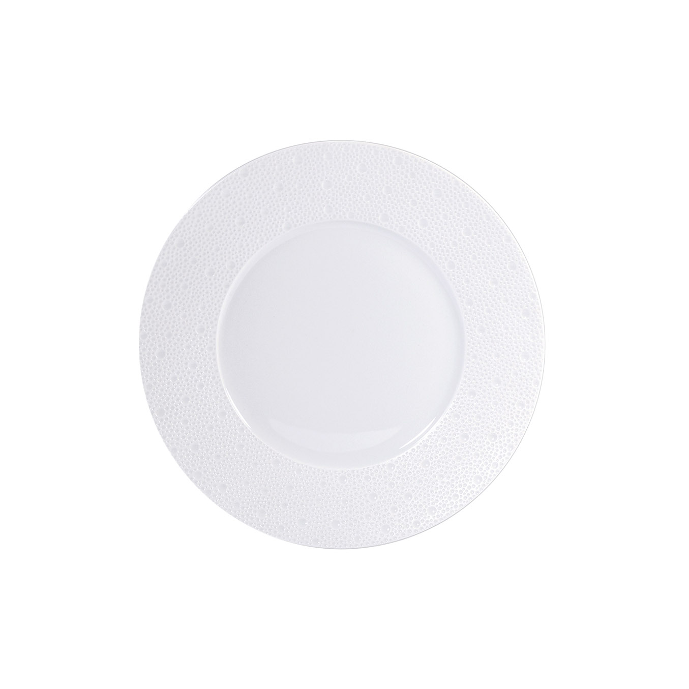 Bernardaud Ecume White Single Espresso Cup and Saucer