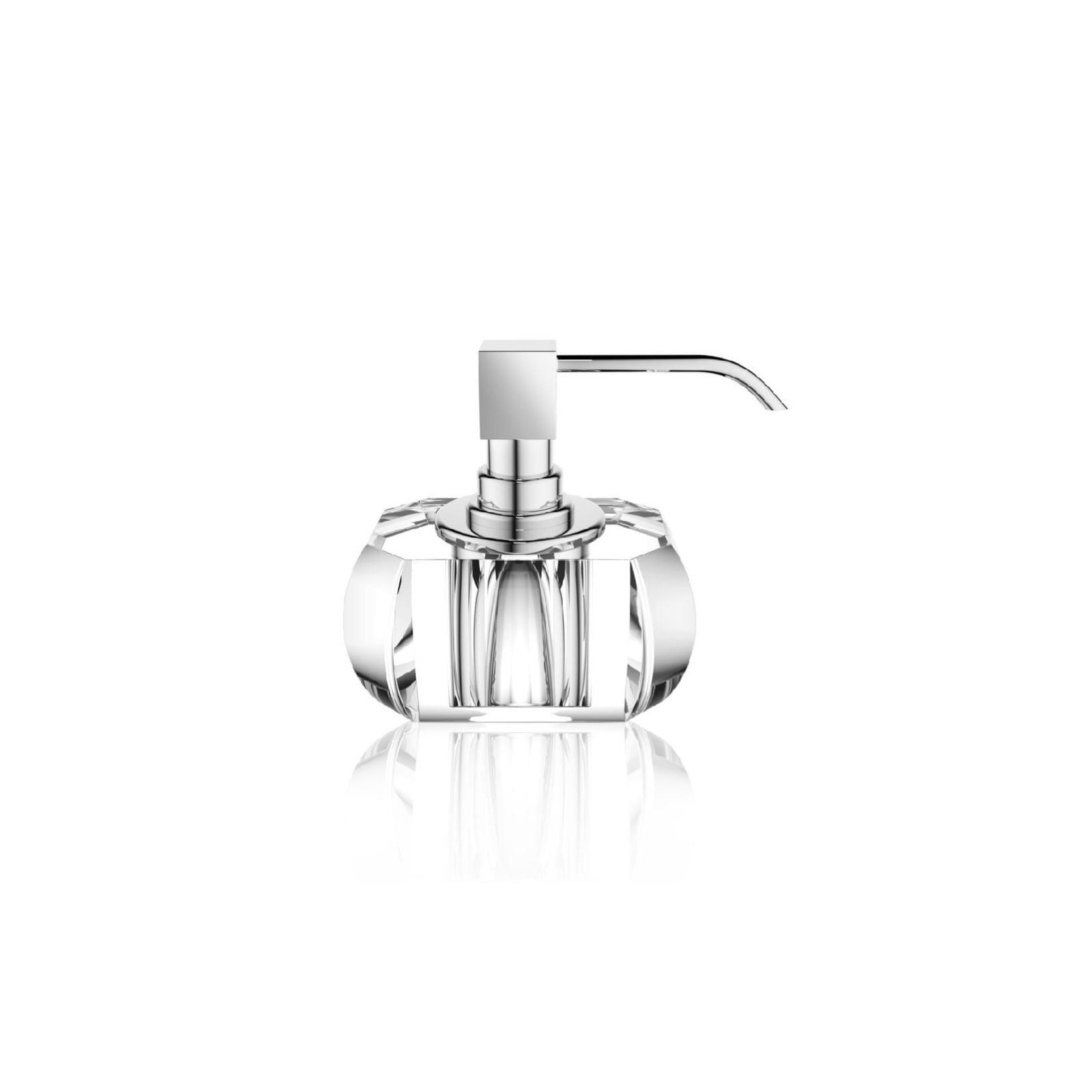 Soap dispenser crystal clear/chrome Kristall Decor Walther
