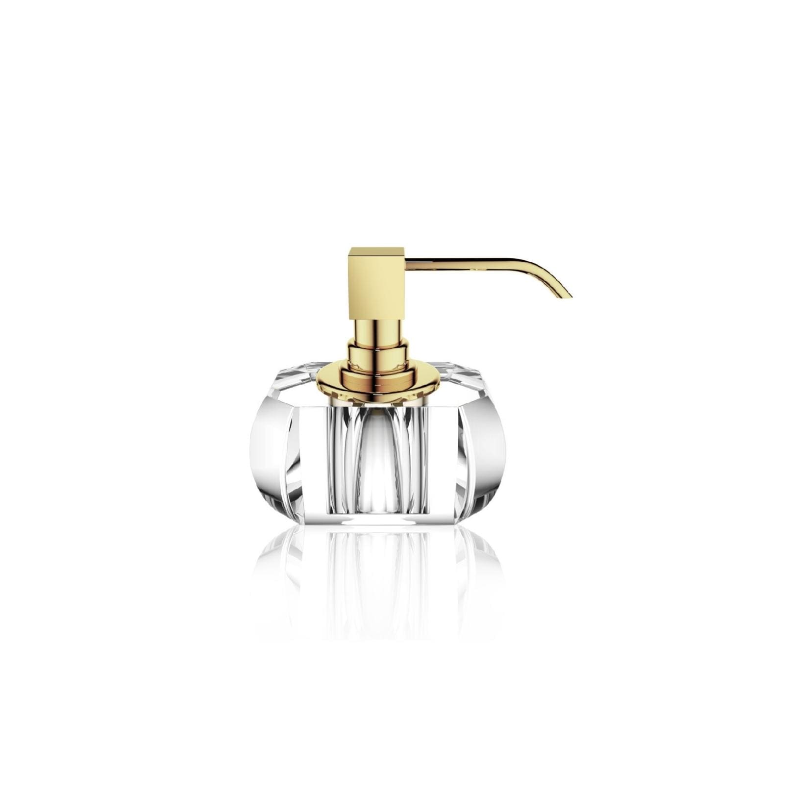 Soap dispenser- crystal clear/gold Kristall Decor Walther