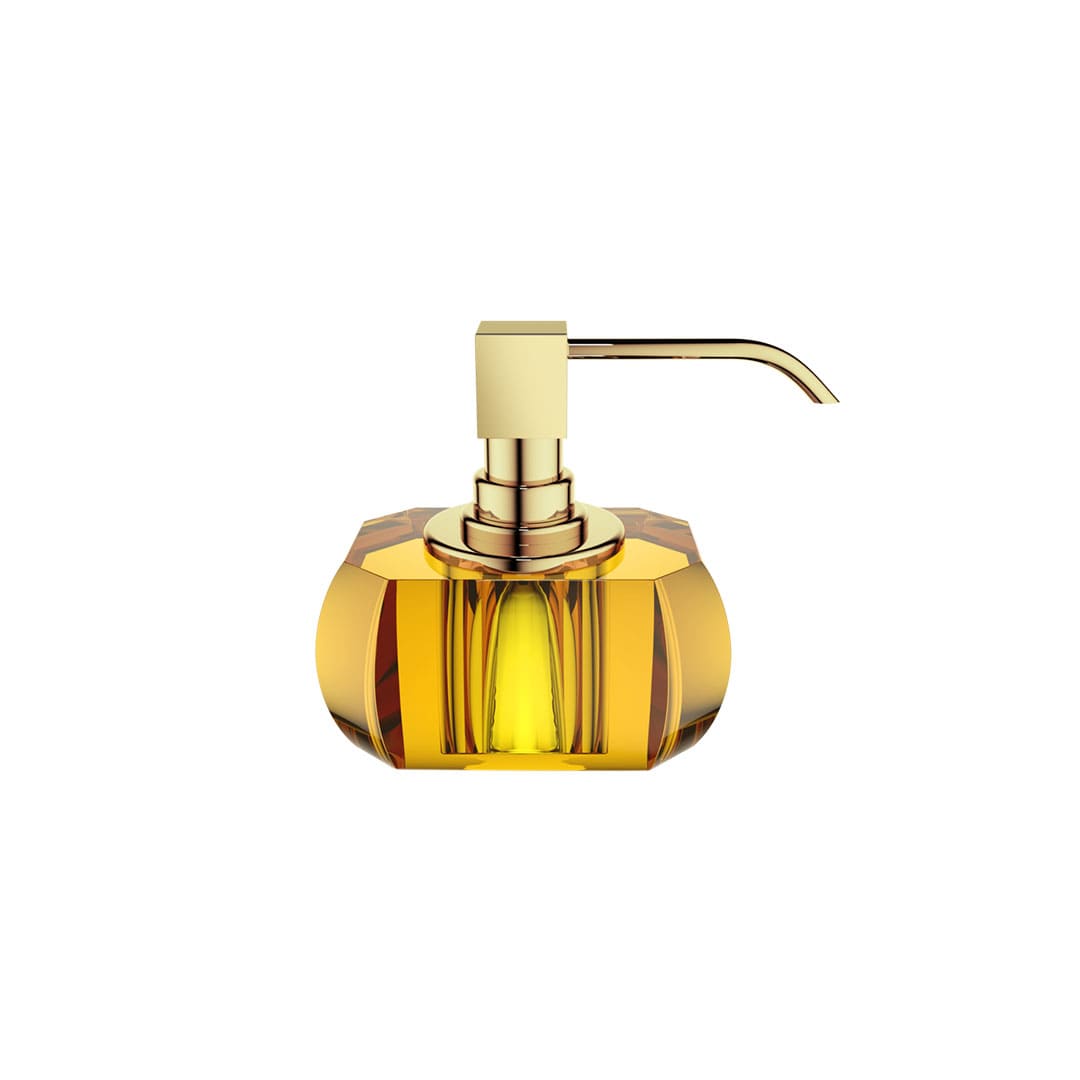 Soap dispenser – Amber / Gold