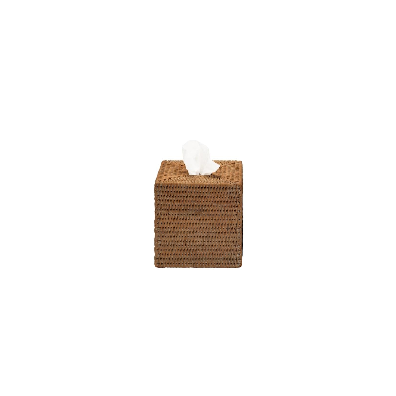 Tissue box square Rattan dark Basket Decor Walther