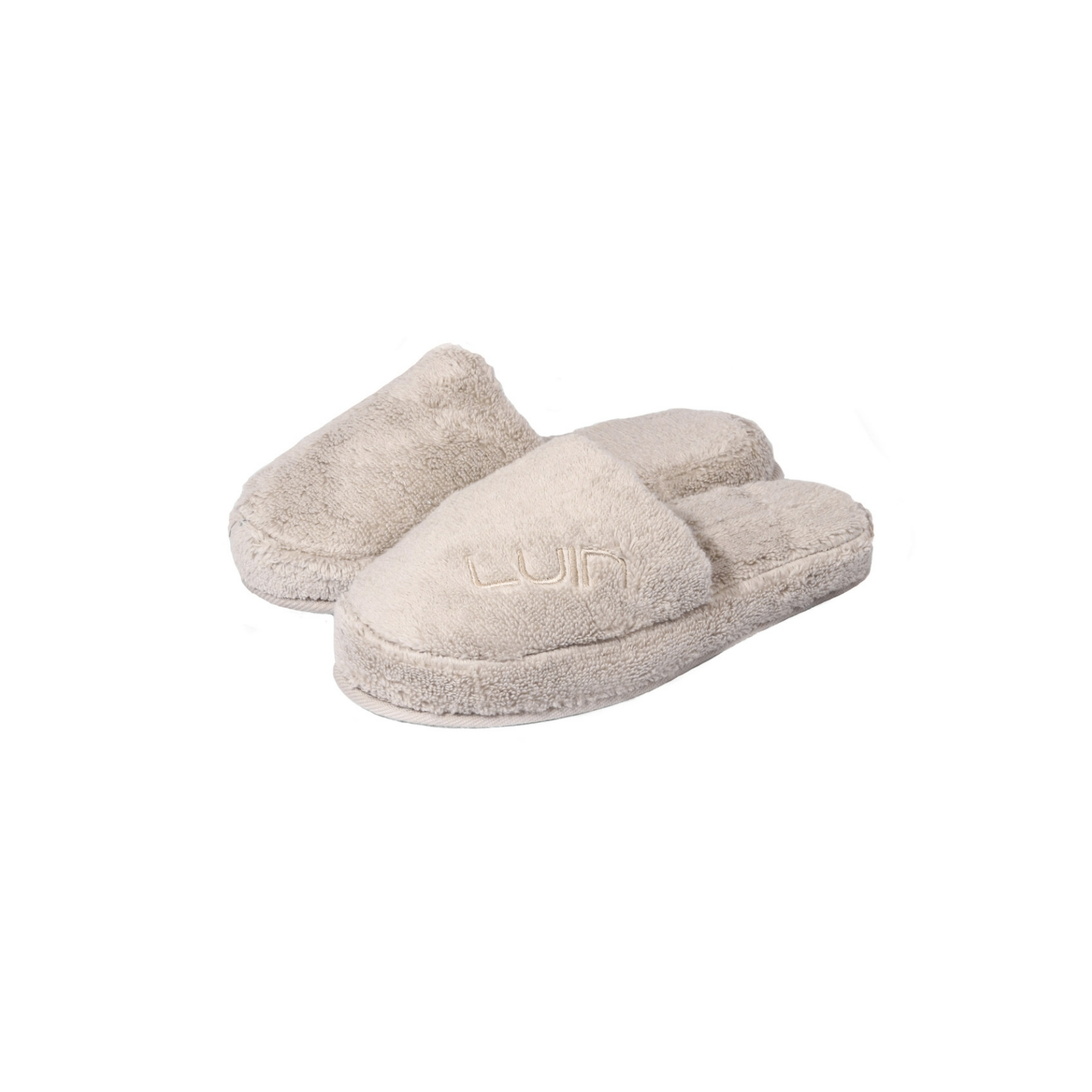 Cosy bath slippers L/XL 41-44 sand Luin Living Your Home Your Spa