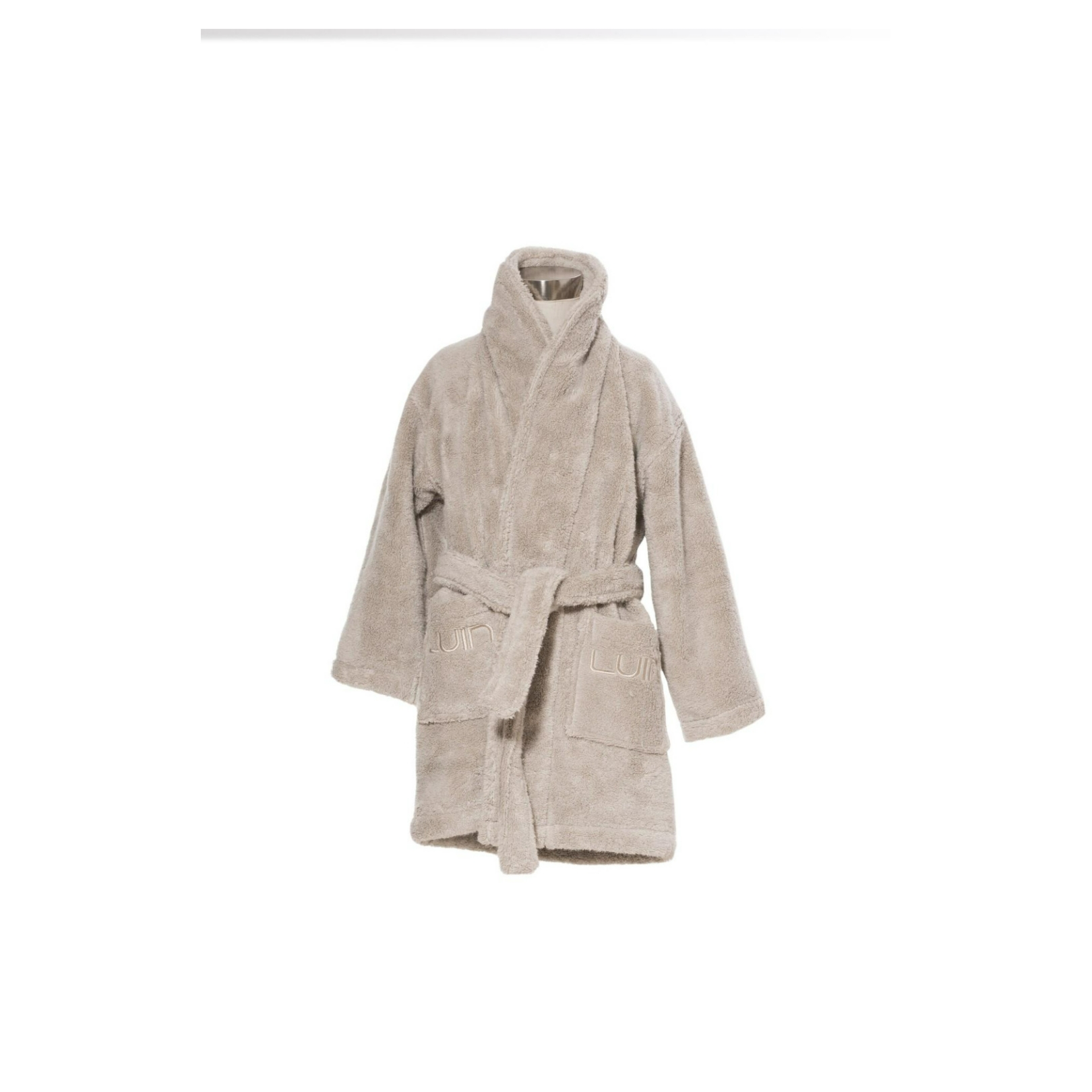 Kids bathrobe 110 cm 3-5 yrs. sand Luin Living Your Home Your Spa
