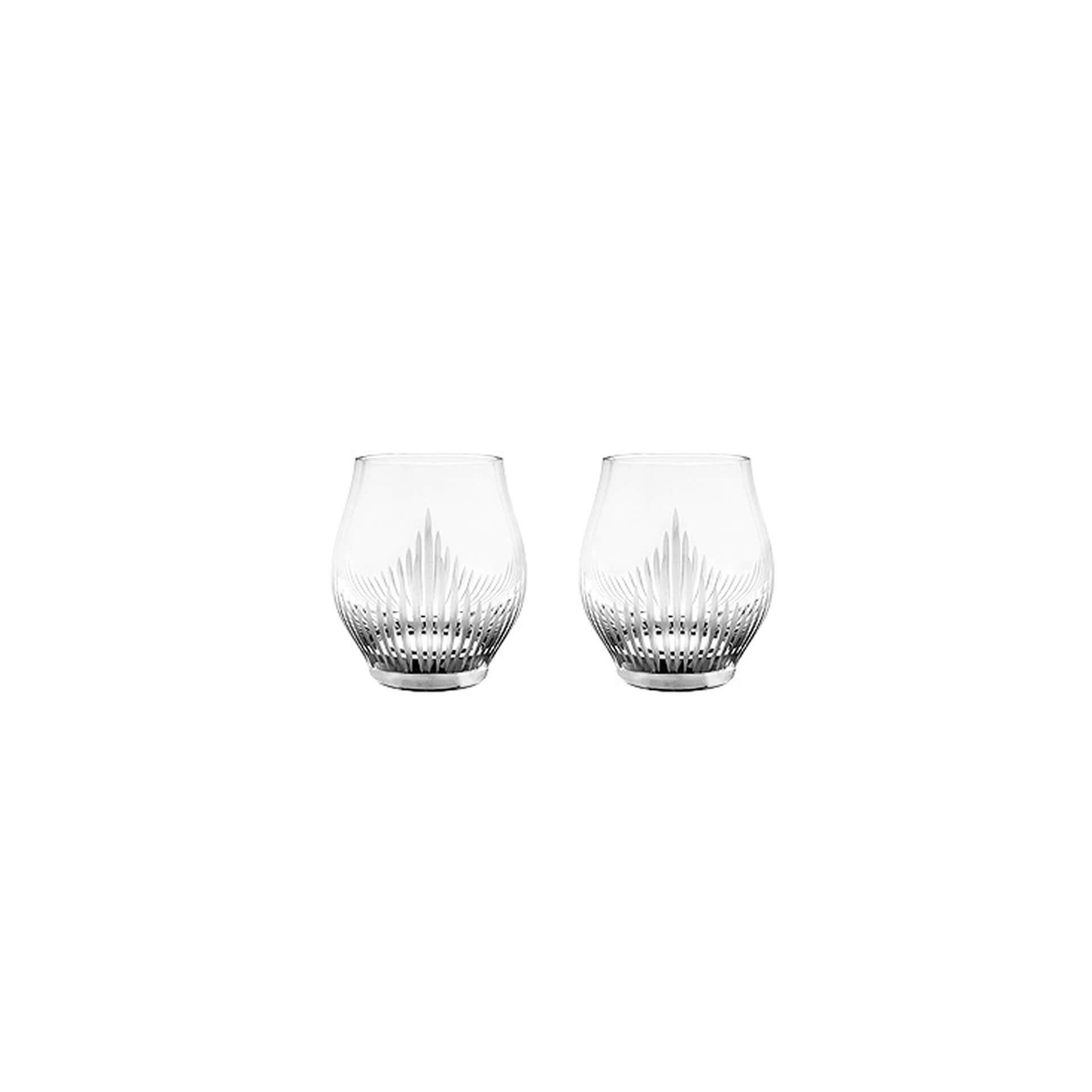 Set of 2 100 Points Shot Glasses Lalique