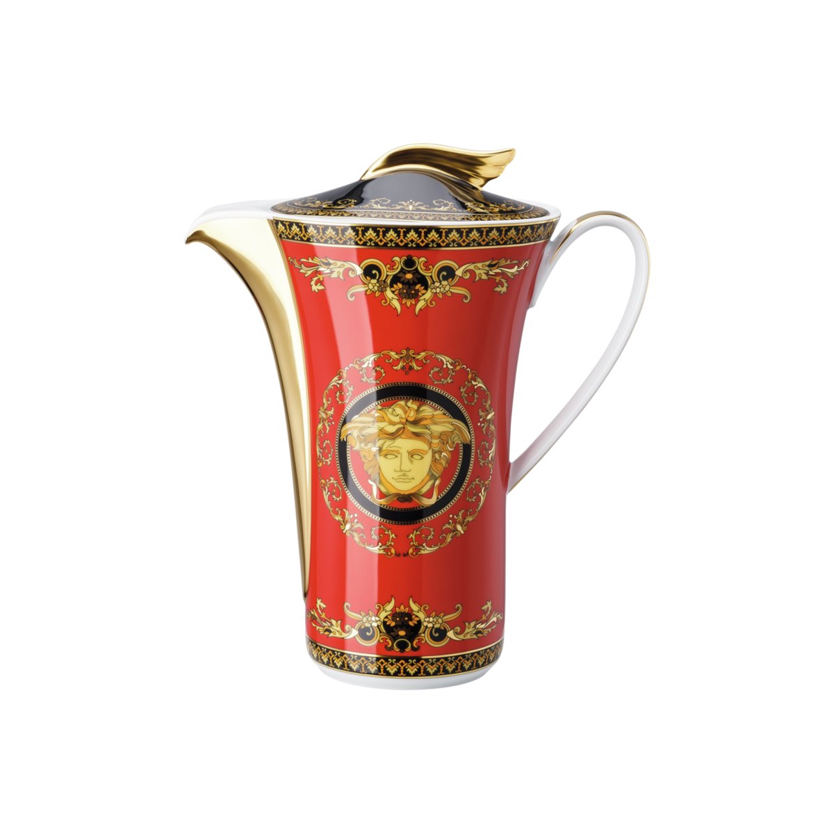 Medusa Red Coffee pot cylindrical Versace x Rosenthal
