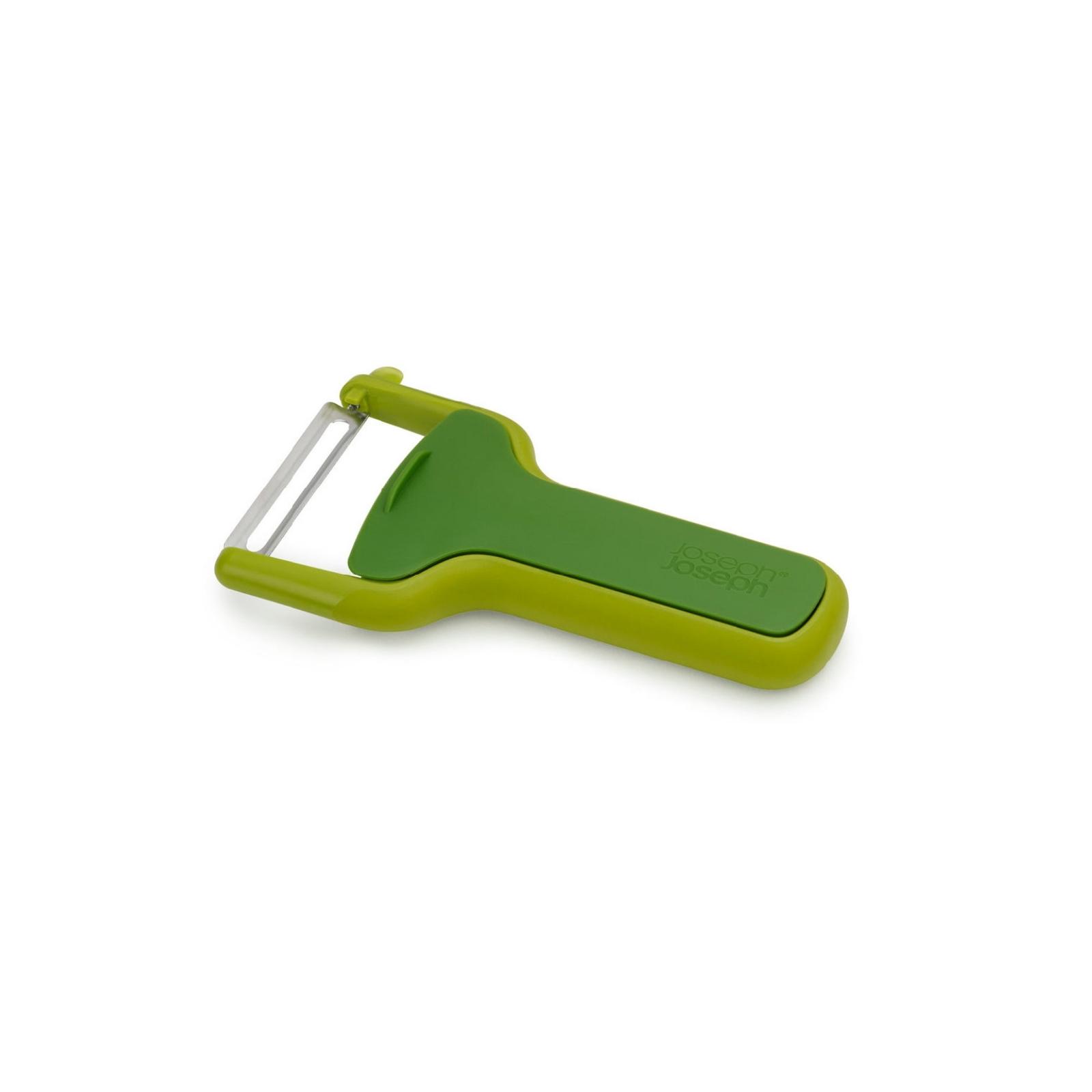 Straight peeler with blade guard – green SafeStore Joseph Joseph