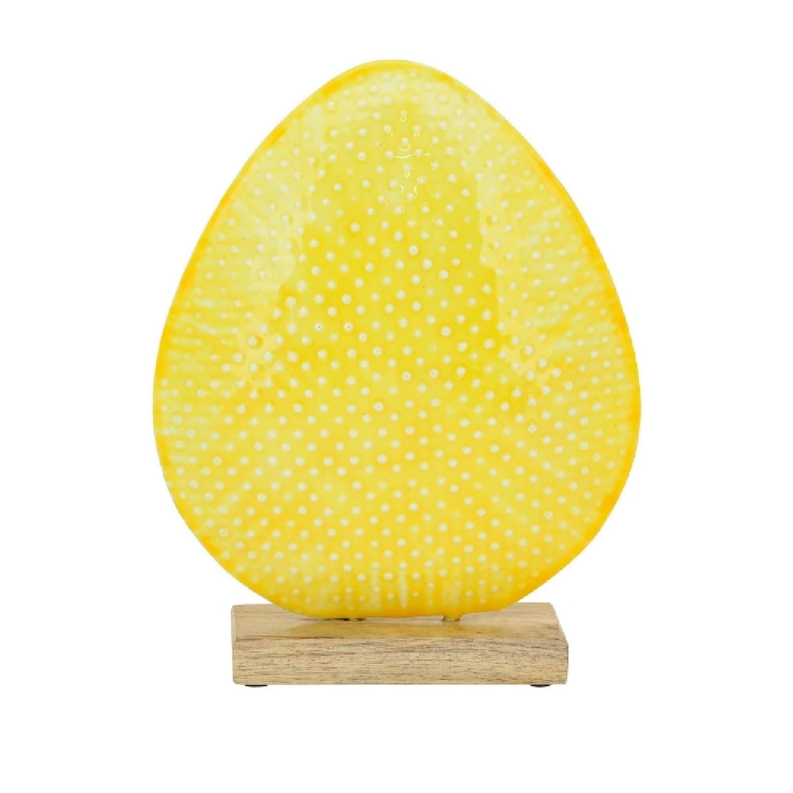 Egg Enamel Yellow 19 x 5 x 24 cm Exner