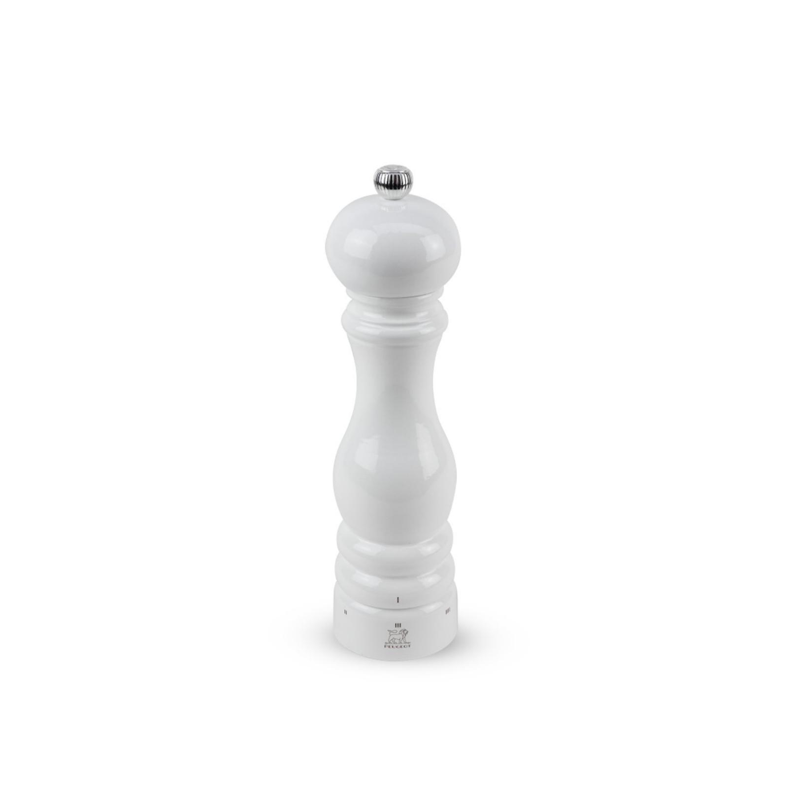 Pepper Mill Wood White lacquered 22 cm Peugeot