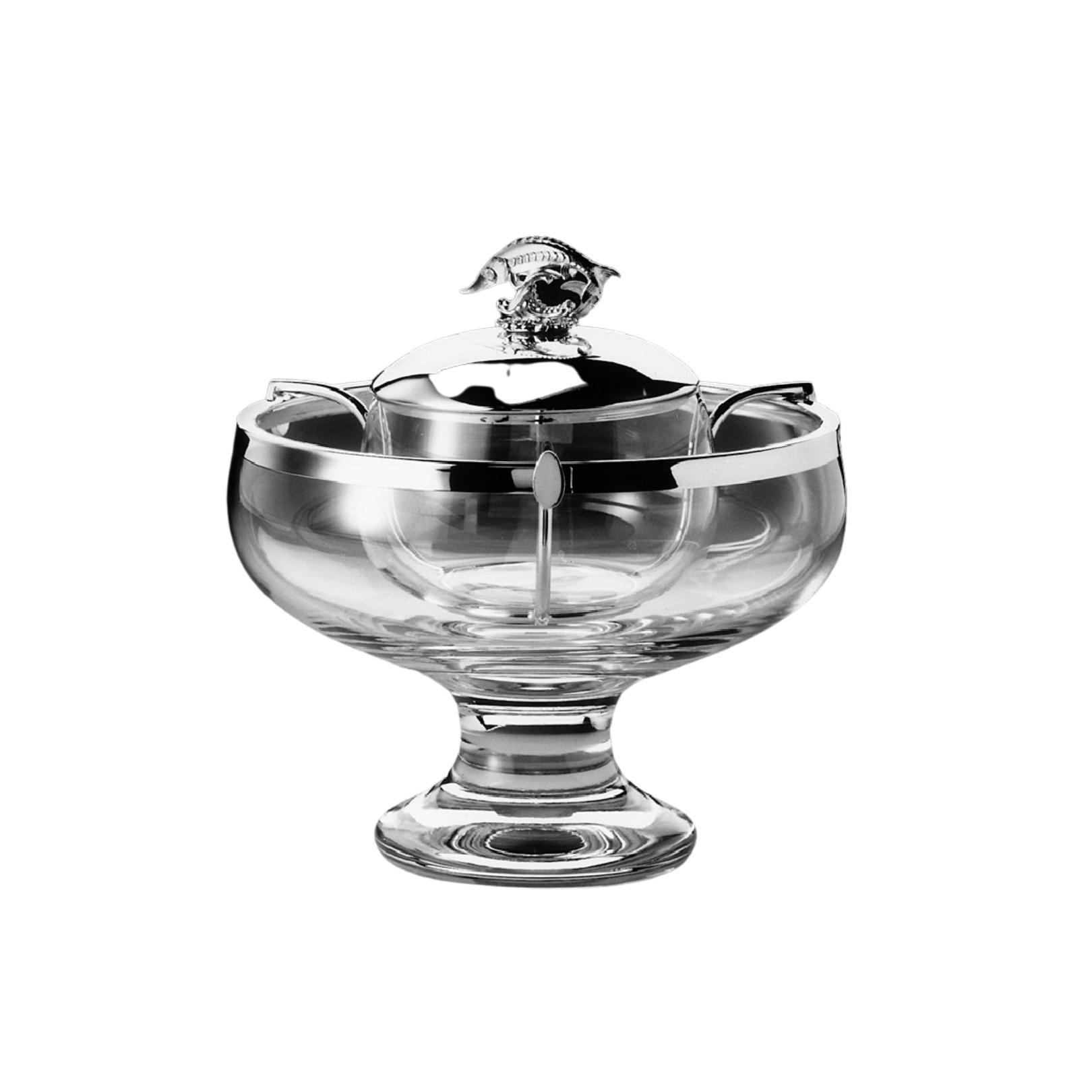 Caviar bowl 17 cm Tafelgeräte Silber Sterling Silver 925 Robbe  Berking