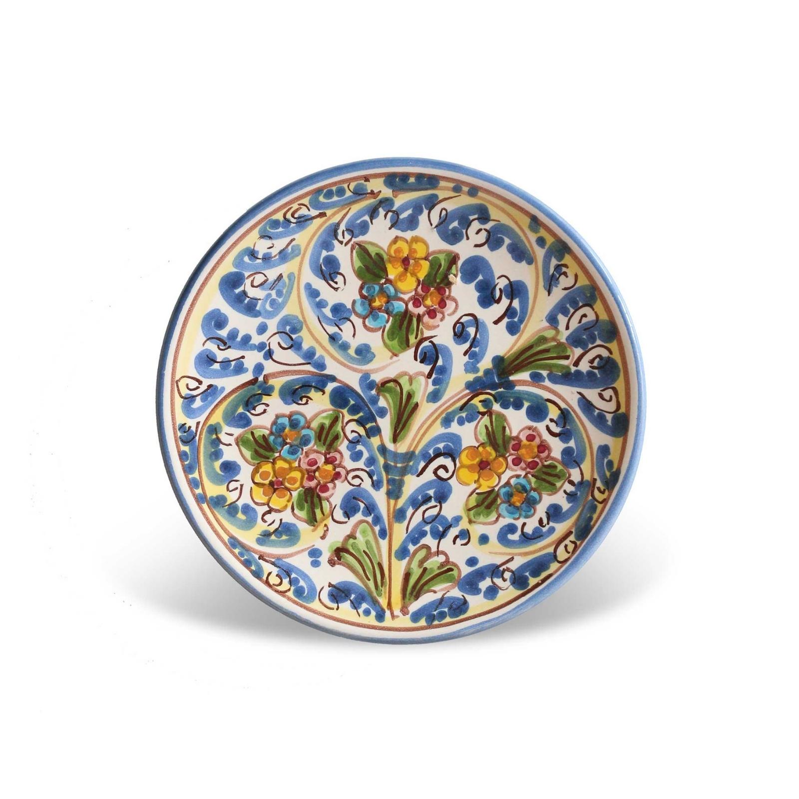 Small plate artisan sicilian ceramic – aci castello