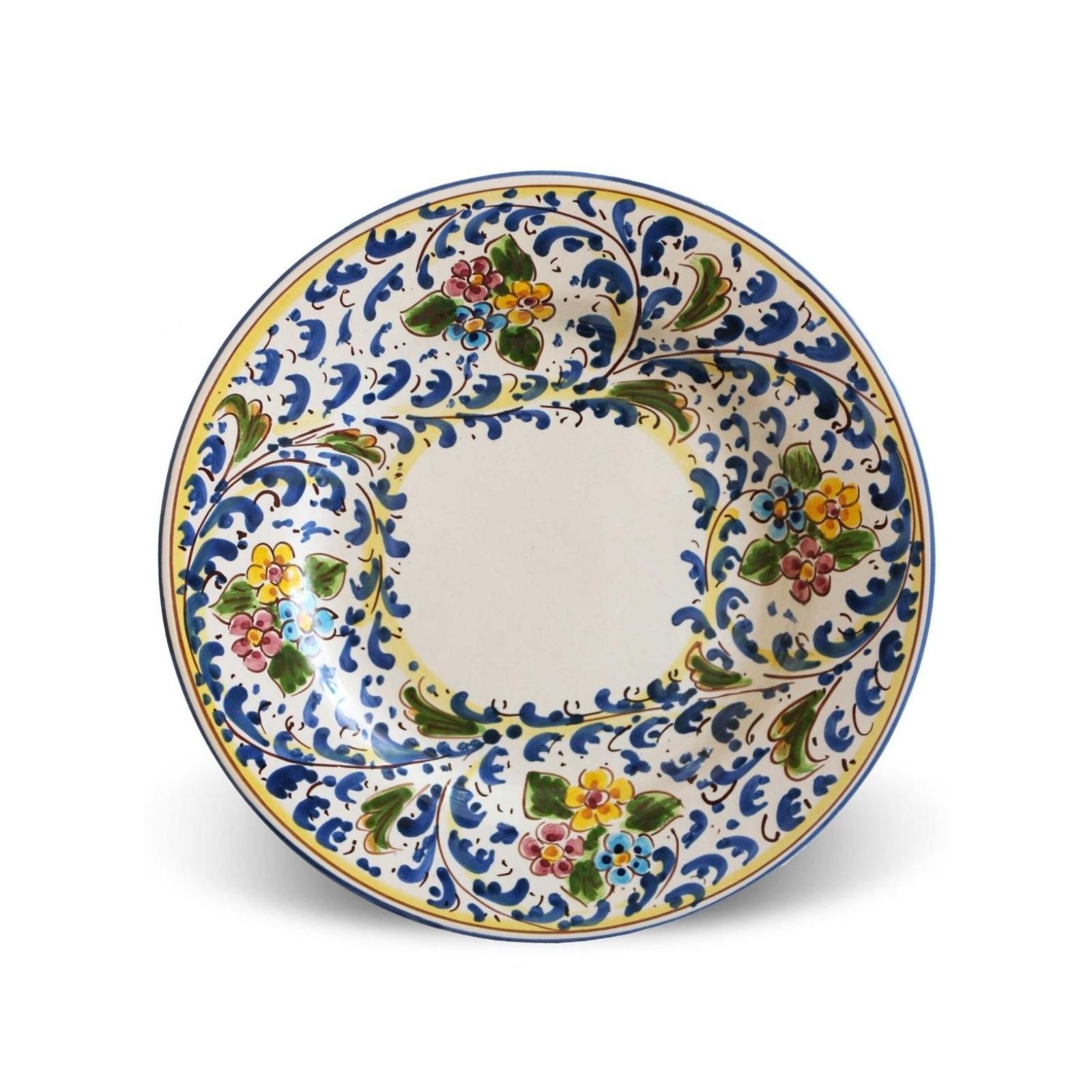 Flat plate artisan sicilian ceramic – Erice