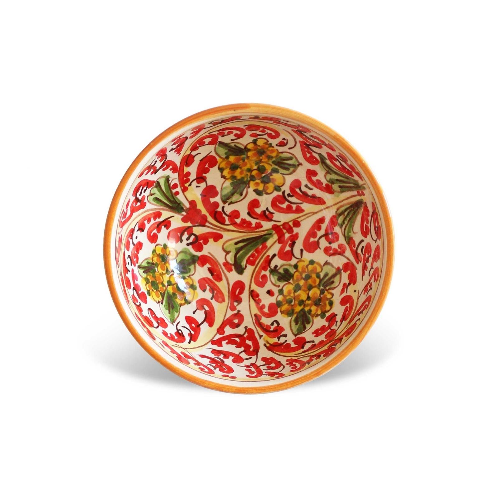 Caltagirone ceramic bowl 12 cm  Lentini