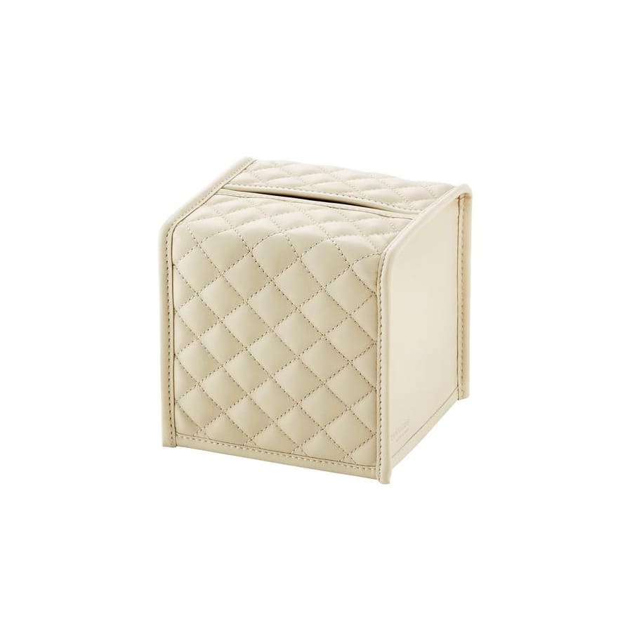 Vanity square tissue box Ivory 13 cm Riviere