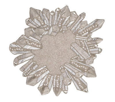 Zénith Placemat crystal / silver Kim Seybert