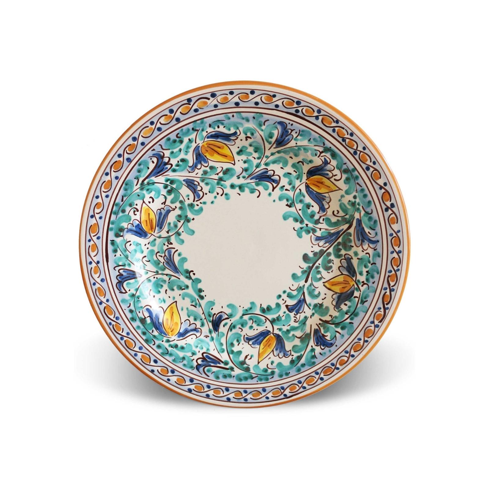 Flat plate decorated ceramic – Scicli
