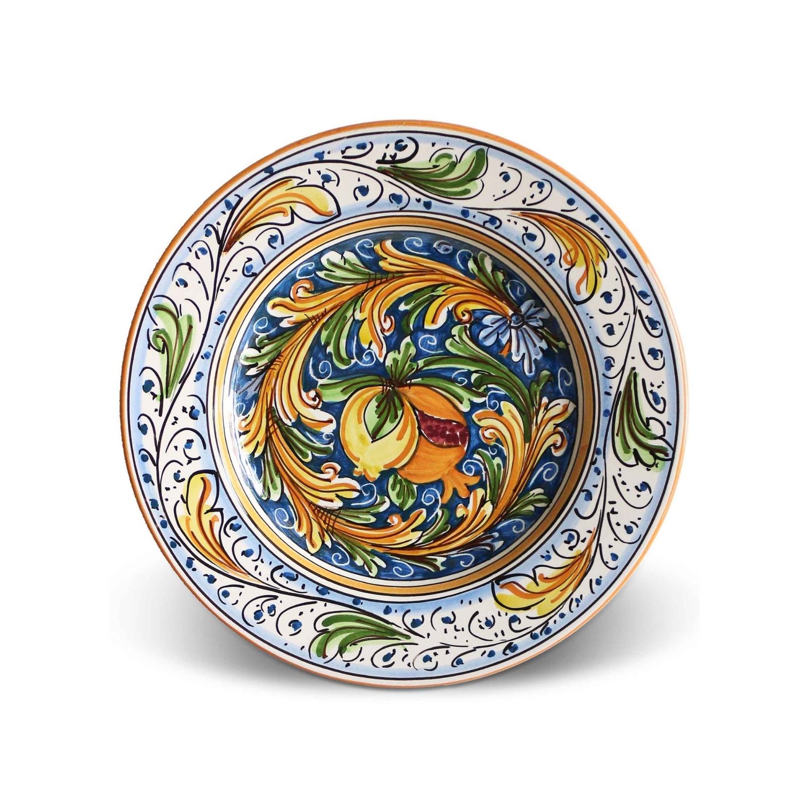 Flat plate sicilian ceramic – Sutera