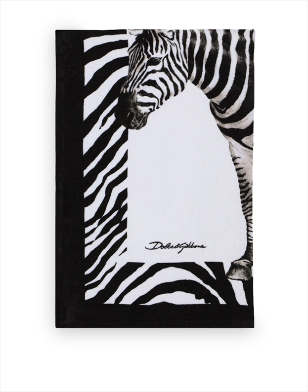 Zebra Beach Towel 120 x 190 cm Dolce Gabbana