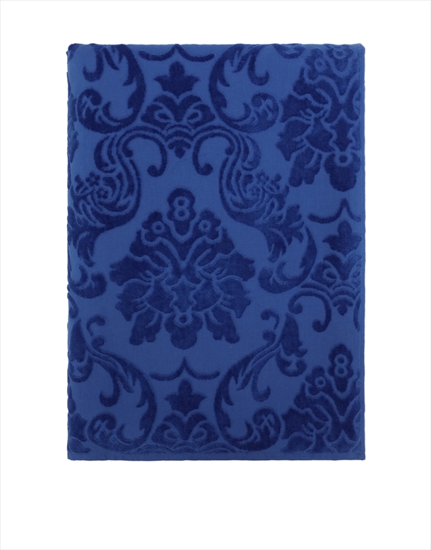 Crosswise Beach Towel Jacquard Blue 150×195 cm Dolce Gabbana