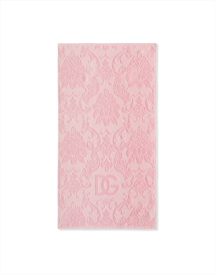 Crosswise 5 Piece Towel Set – Jacquard Pink 2 pcs 40 x 60 2 pcs 60 x 110 1 Pc 100 x 150 cm Dolce