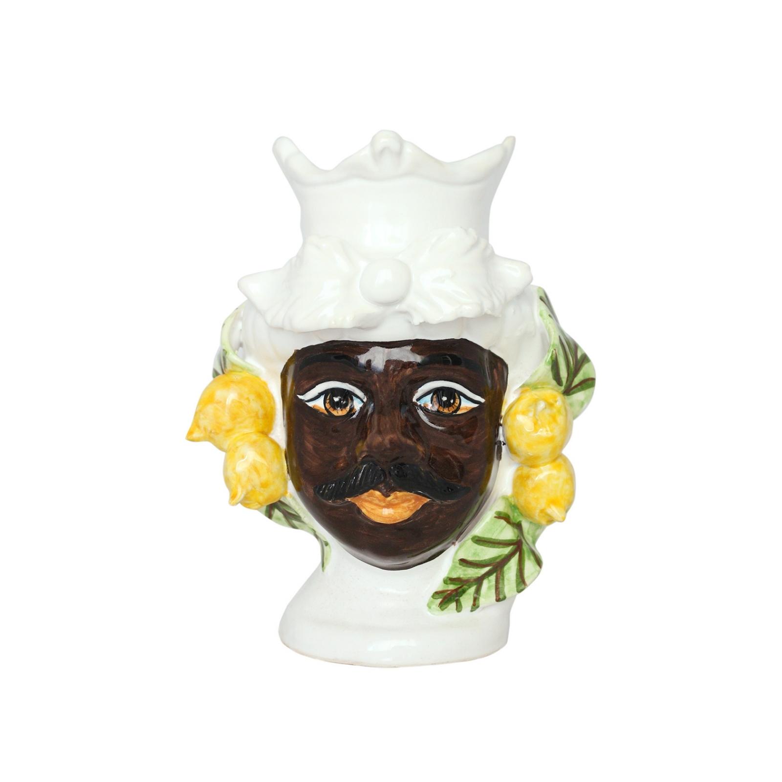 Ubaldo moor’s head vase 17 cm size S