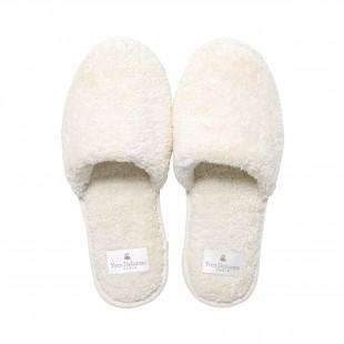 SLIPPERS BLANC WHITE SIZE 40 YVES DELORME