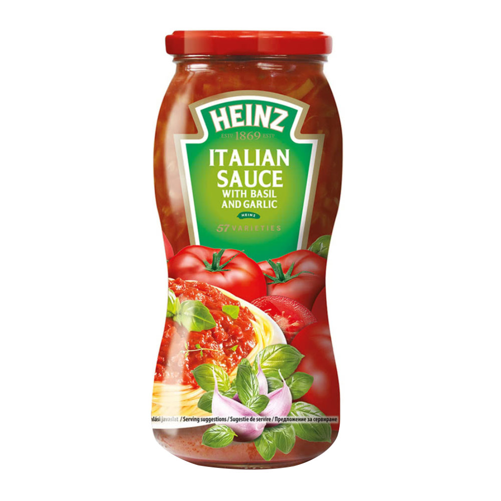 HEINZ ITALIAN BASIL SAUCE 500GR 0.30 CQUARE