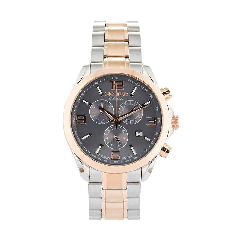 Sector Classic multifunction steel watch R3273785009