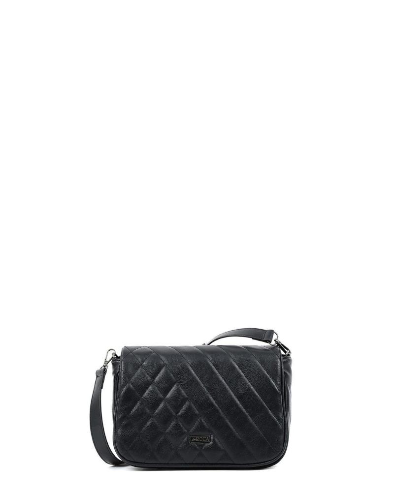 Bordeaux Quilted Wallet in Black, Tipperary Crystal Bags