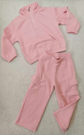 SET 2PCS YESDO KIDS 23/24 MONOC. TRACKSUIT+TOP WITH OVER PRINT GIRL