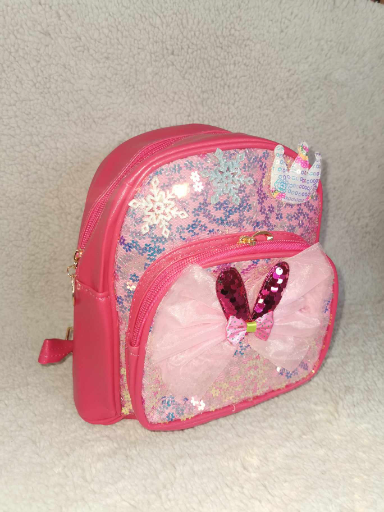 BAG ITALY 23/24 MONOC. WITH SEQUINS AND BOW TULLE GIRL