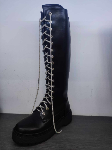 BOOTS GIVANA 23/24 MONOC. LEATHERETTE WITH STITCHES