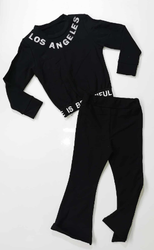 SET 2PCS ITALY 23/24 TRACKSUIT MONOC.+TOP WITH PRINT LOS ANGELES GIRL