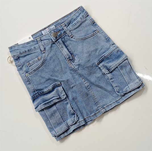 SKIRT JOY 24/24 MONOC. JEANS WITH POCKETS AT THE SIDE GIRL