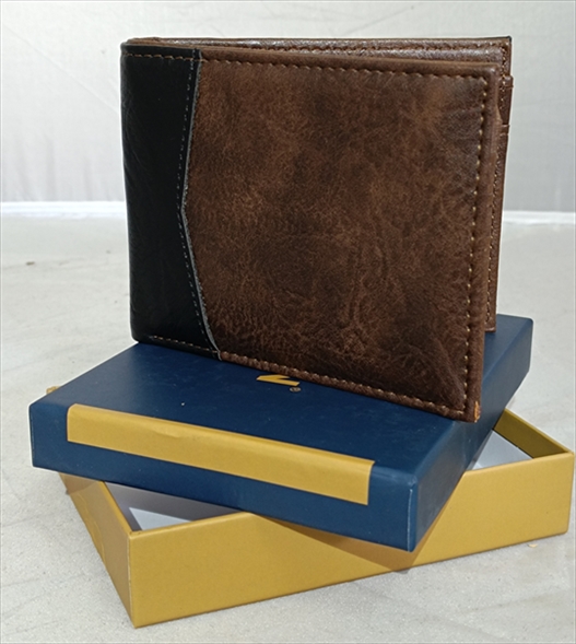 WALLET MCAN 24/24 TWO-TONE LEATHERETTE ΜΑΝ