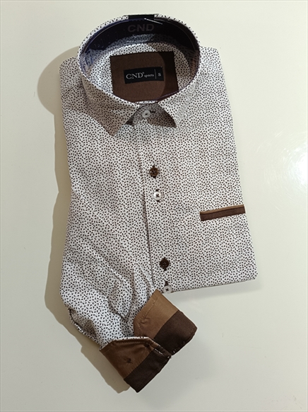 SHIRT CND 24/24 ΤWO-TONE WITH POCKET ΜΑΝ