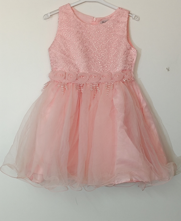 DRESS ITALY 24/24 MONOX. WITH TULLE FLOWERS GIRL