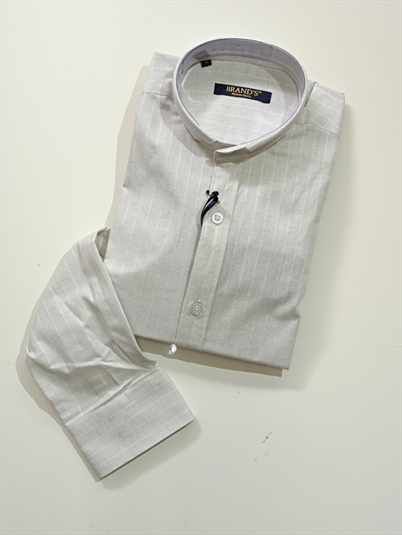 SHIRT BRANDS 24/24 MONOC. WITH EMBOSSED STRIPE MAN