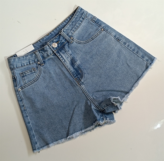 SHORT IMIMY 24/24 MONOC. JEANS WITH RIPPED